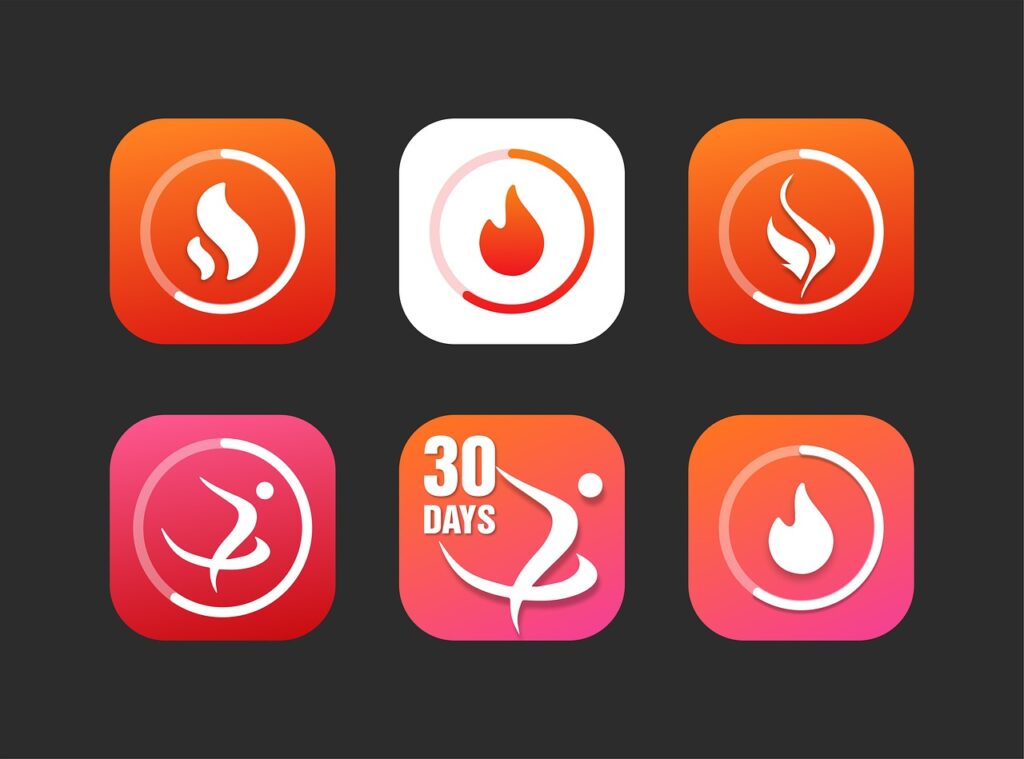 Image showing different app in health